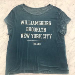 NWOT Teal American Eagle Soft & Sexy Tee Size XL